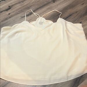 Elegant Cream Women's Top